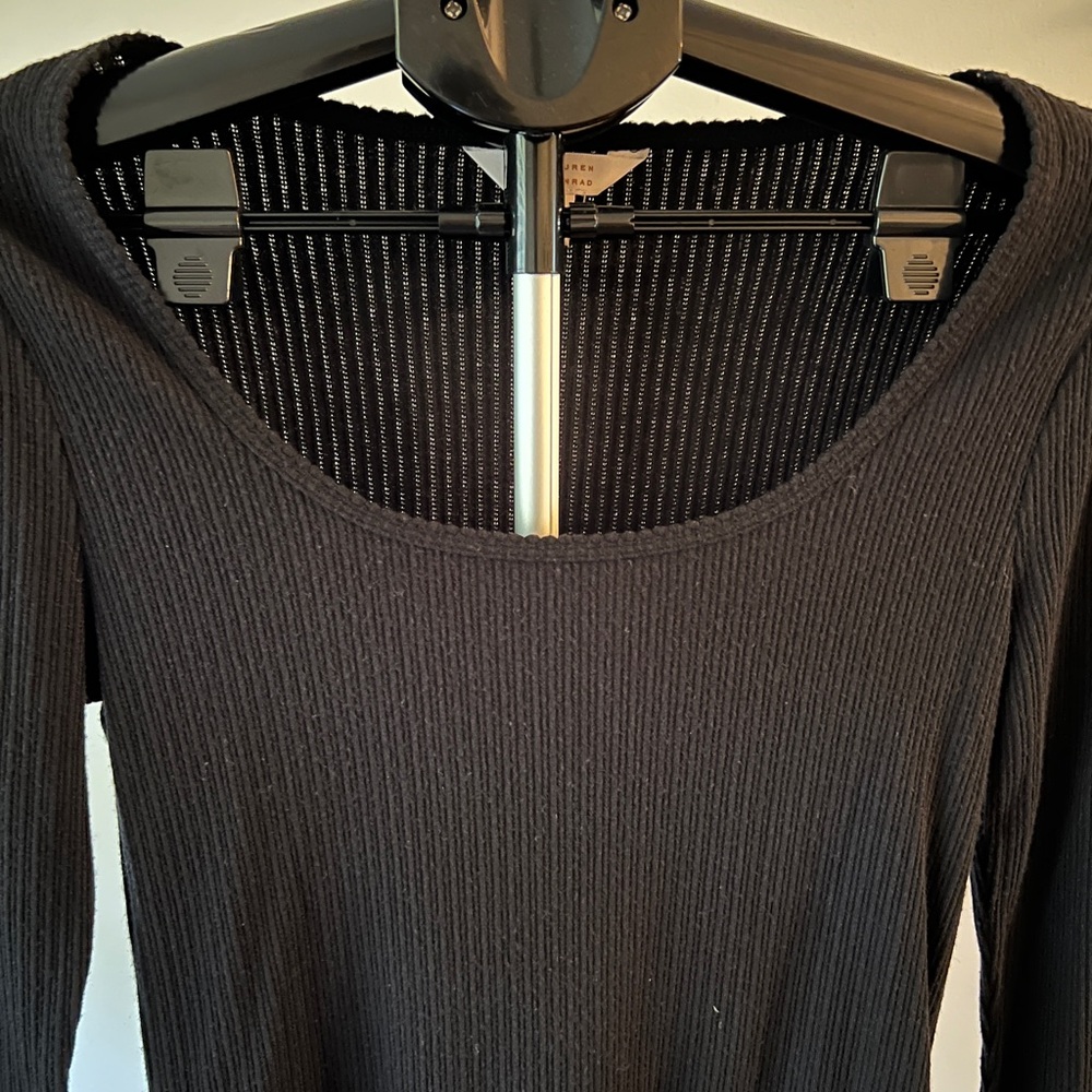 Black Long Sleeve Women's Top - Picture 6 of 6